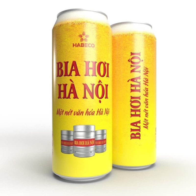 Bia hơi Hà Nội 500ml (lốc 6)