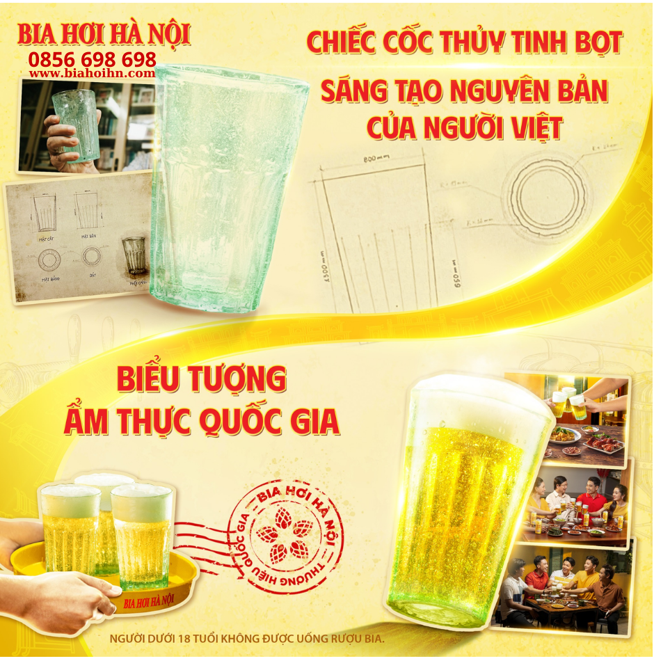 CHIẾC CỐC THỦY TINH BỌT - SÁNG TẠO NGUYÊN BẢN CỦA NGƯỜI VIỆT