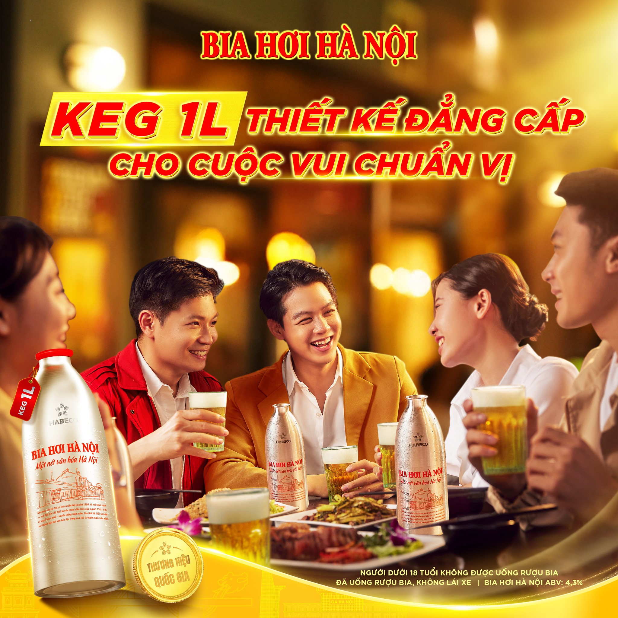 KEG 1L THIẾT KẾ ĐẲNG CẤP CHO CUỘC VUI CHUẨN VỊ