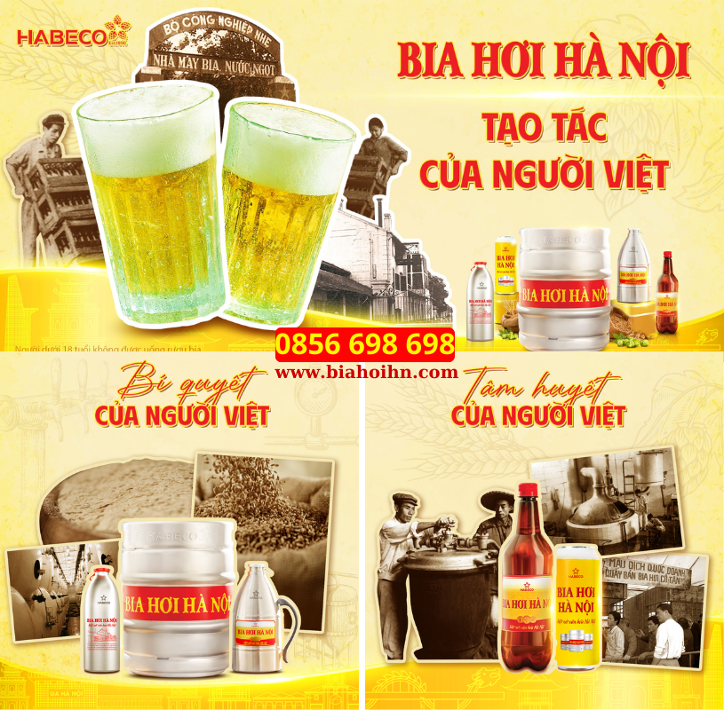 BIA HƠI HÀ NỘI – TẠO TÁC CỦA NGƯỜI VIỆT