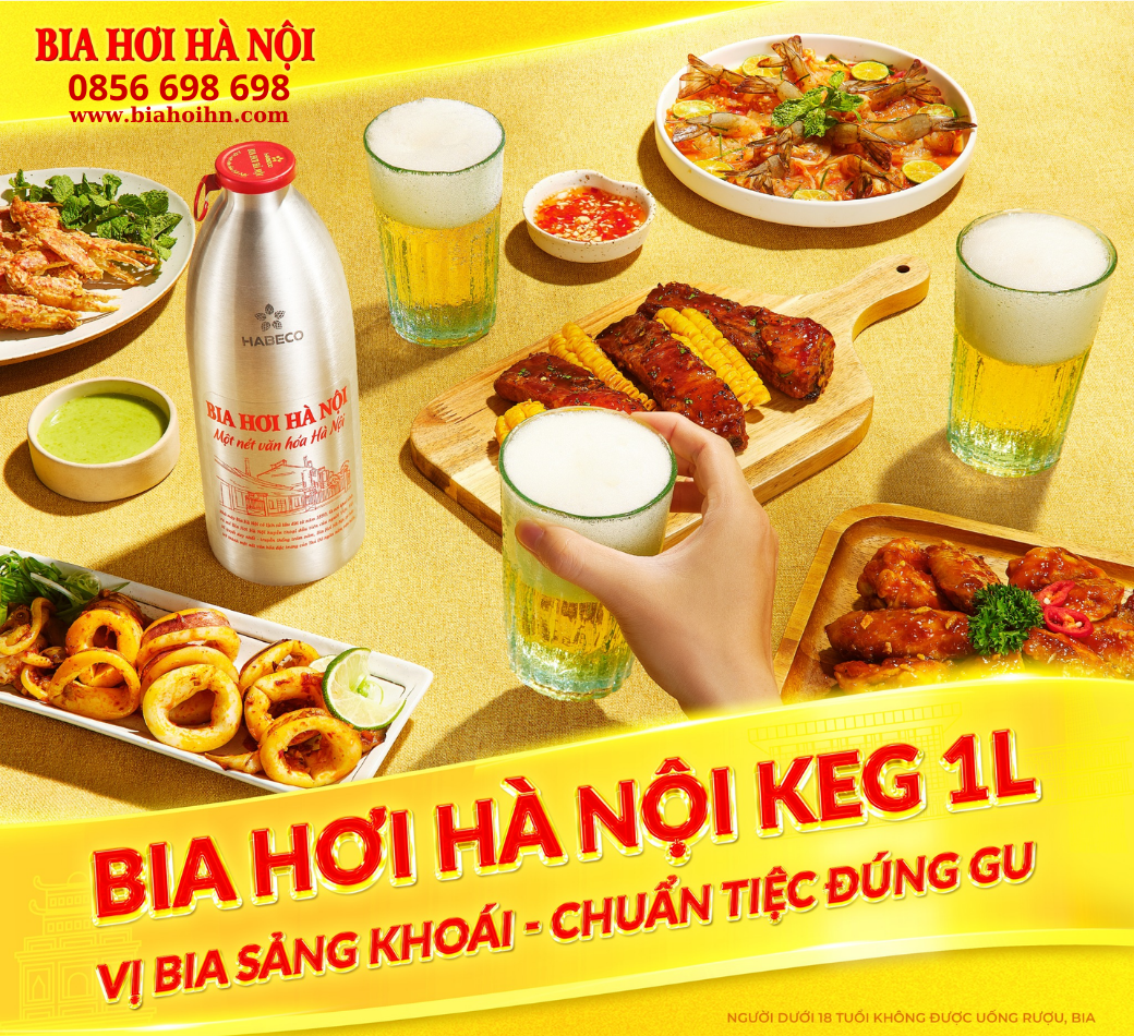 VỊ BIA SẢNG KHOÁI - CHUẨN TIỆC ĐÚNG GU