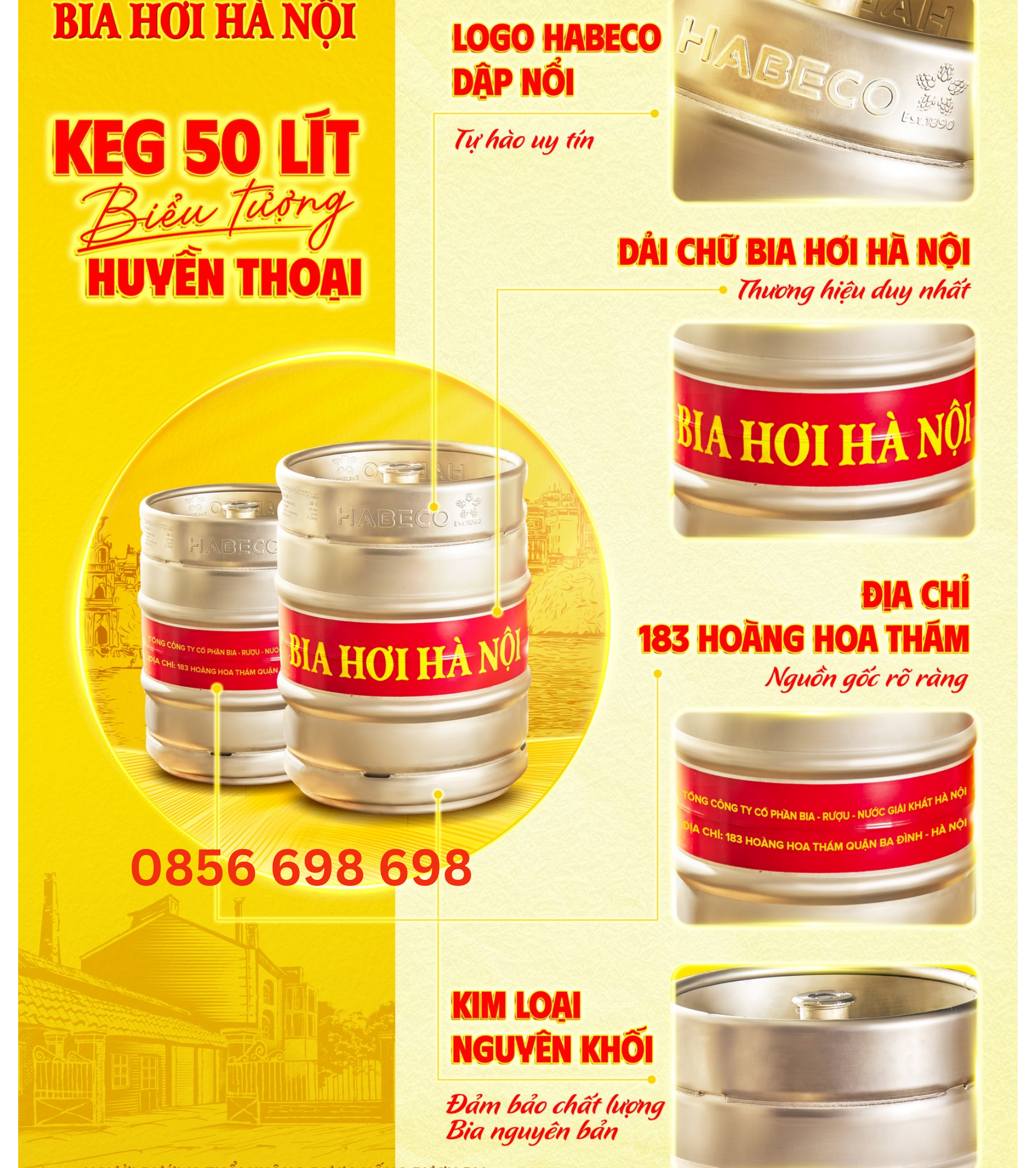 Keg 50 lít - Biểu tượng huyền thoại