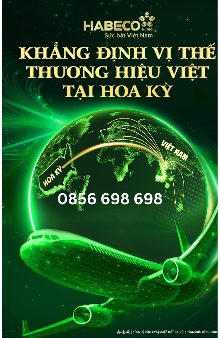 HABECO - KHẲNG ĐỊNH VỊ THẾ THƯƠNG HIỆU VIỆT TẠI HOA KỲ